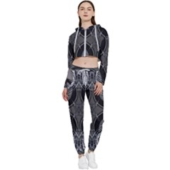 Lunar Phases Cropped Zip Up Lounge Set by MRNStudios