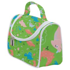 Funny Dinosaur Satchel Handbag by SychEva