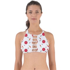 Slices Of Red And Juicy Watermelon Perfectly Cut Out Bikini Top by SychEva