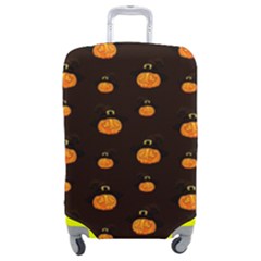 Halloween Pumpkins Pattern, Witch Hat Jack O  Lantern Luggage Cover (medium) by Casemiro