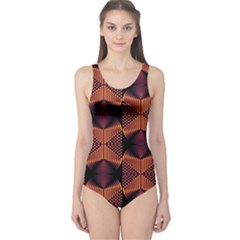 Digital Diamonds One Piece Swimsuit by Sparkle