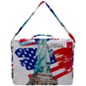 Statue Of Liberty Independence Day Poster Art Box Up Messenger Bag View3