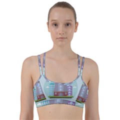 Amsterdam-landmark-landscape Line Them Up Sports Bra by Sudhe