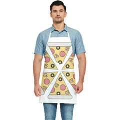 Pizza-slice-food-italian Kitchen Apron by Sudhe