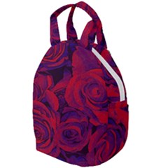 Roses-red-purple-flowers-pretty Travel Backpacks by Sudhe