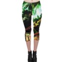 Science-fiction-forward-futuristic Capri Leggings  View1