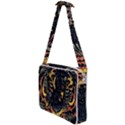 Tiger-predator-abstract-feline Cross Body Office Bag View1