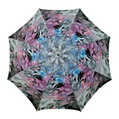 Abstract Waves Module Golf Umbrellas by kaleidomarblingart