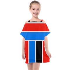 Crossing Lines Kids  One Piece Chiffon Dress by impacteesstreetweareight