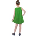 Metallic Mesh Screen 2-green Kids  Summer Dress View2