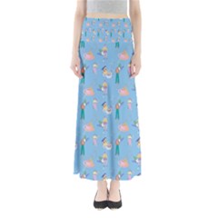 Beautiful Girls With Drinks Full Length Maxi Skirt by SychEva