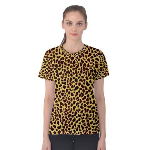 Fur-leopard 2 Women s Cotton Tee by skindeep