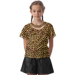 Fur-leopard 2 Kids  Front Cut Tee by skindeep