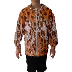 Leopard-knitted Kids  Hooded Windbreaker by skindeep