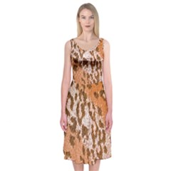 Leopard-knitted Midi Sleeveless Dress by skindeep