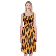 Fur 5 Midi Sleeveless Dress by skindeep