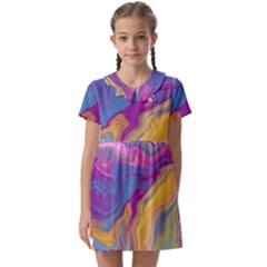 Flow Kids  Asymmetric Collar Dress by kiernankallan