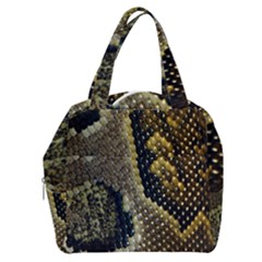 Leatherette Snake 2 Boxy Hand Bag by skindeep