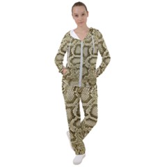 Leatherette Snake 4 Women s Tracksuit by skindeep