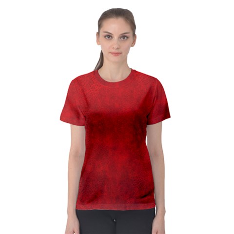 Leather Smooth 19 Women s Sport Mesh Tee by skindeep