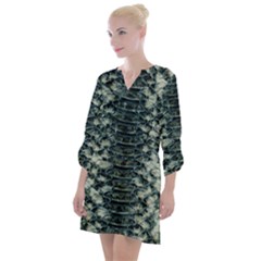 Snake Skin-29 Alt Open Neck Shift Dress by skindeep