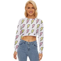 Pattern Cute Flash Design Lightweight Long Sleeve Sweatshirt by brightlightarts