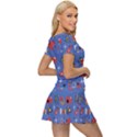 Blue 50s Women s Sports Wear Set View3