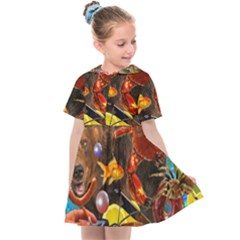 Through Space And Time 2 Kids  Sailor Dress by impacteesstreetwearcollage