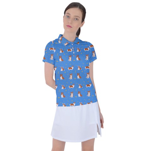 Cute Corgi Dogs Women s Polo Tee by SychEva