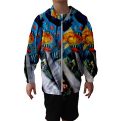 Under The Sea 4 Kids  Hooded Windbreaker by impacteesstreetwearcollage