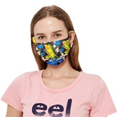 Blue Bird-1-4 Crease Cloth Face Mask (adult) by bestdesignintheworld