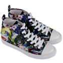 Snow In A City-1-1 Women s Mid-Top Canvas Sneakers View3