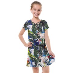 Snow In A City-1-1 Kids  Cross Web Dress by bestdesignintheworld