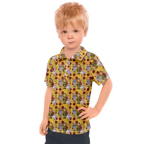 Dindollyellow Kids  Polo Tee by snowwhitegirl