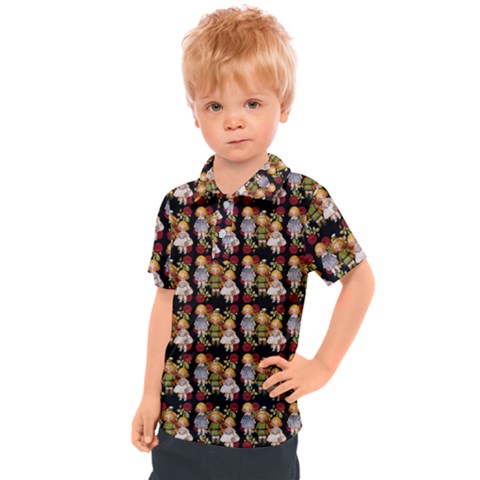 Dindollyblack Kids  Polo Tee by snowwhitegirl