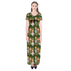 Dindollygreen Short Sleeve Maxi Dress by snowwhitegirl