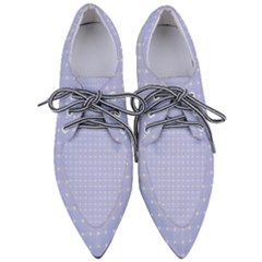 Lighblu Plaid Small Pointed Oxford Shoes by snowwhitegirl