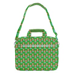 Girl Green Macbook Pro Shoulder Laptop Bag (large) by snowwhitegirl