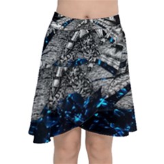 Movie Chiffon Wrap Front Skirt by Sparkle