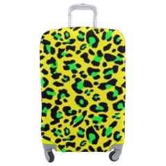 Yellow And Green, Neon Leopard Spots Pattern Luggage Cover (medium) by Casemiro