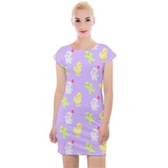 My Adventure Pastel Cap Sleeve Bodycon Dress by thePastelAbomination