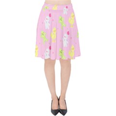 Pastel Adventure Velvet High Waist Skirt by thePastelAbomination