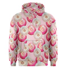 Pink And White Donuts Men s Core Hoodie by SychEva