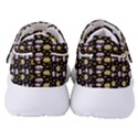 Shiny Pumpkins On Black Background Women s Velcro Strap Shoes View4