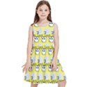 Cartoon Pattern Kids  Skater Dress View1