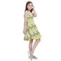 Cartoon Pattern Kids  Skater Dress View3