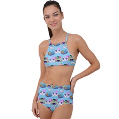 Look Cat High Waist Tankini Set by Sparkle