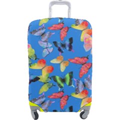 Bright Butterflies Circle In The Air Luggage Cover (large) by SychEva