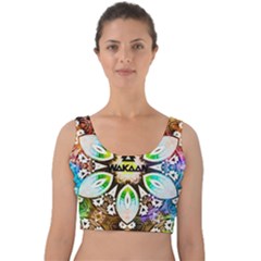 375 Chroma Digital Art Custom Velvet Crop Top by Drippycreamart