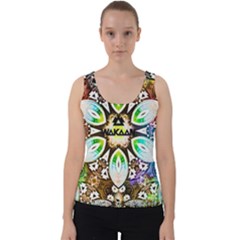 375 Chroma Digital Art Custom Velvet Tank Top by Drippycreamart